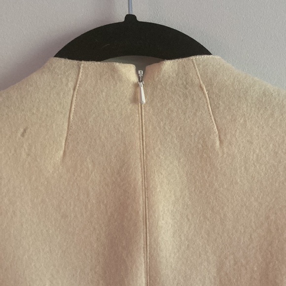 CUSTOM Ralph Lauren Wool Felt Dress Sz S - Picture 8 of 12